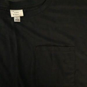 A New Day Womens Black Blouse with Pocket
